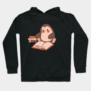 My weekend is all booked! Book Penguin Hoodie